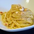 Spaghetti bottarga e nocciole