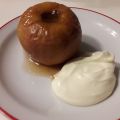 Mele con crema al rum