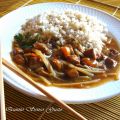 Pollo alle verdure piccanti e bambù