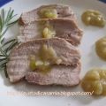 Arrosto di maiale con cipolle e patate