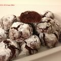Biscotti Crinkle al Cioccolato