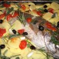 SPIGOLA  CON PATATE AL FORNO