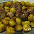 Agnello al forno con patate novelle