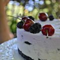 no-bake berry cheesecake