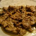 Storione in salsa di noci