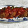 Polpette di melanzane in salsa