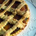 Crostata di pesche al rhum