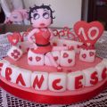 Betty Boop cake topper