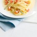 Carbonara di linguine al salmone