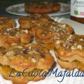 Tortine di castagne farcite con marmellata