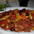 RISO ROSSO CAMARGUE CON VERDURE