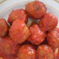 Polpettine di carne al sugo.