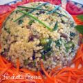 Insalata di miglio con verdure tiepide