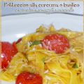 Fettuccine alla curcuma e basilico con[...]