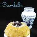 Ciambella al cioccolato bianco e amarene
