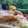 Strudel con verdure e mozzarella di bufala