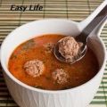 Minestra Con Le Polpette-Piatto Tipico Rumeno