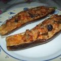 Barchette di melanzane.