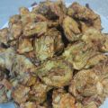 Carciofi fritti in friggitrice