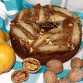 Ciambella di Grano Saraceno con Pere e Noci