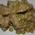 spezzatino di vitello con piselli