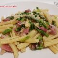Casarecce con Asparagi e Speck