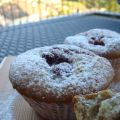 Muffin nocciola e  lamponi