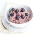 
Risotto all'uva fragola e gorgonzola