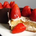 mini torta fragole e cioccolato