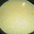 Frittatine di farina con miele di fichi