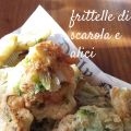 FRITTELLE DI SCAROLA E ACCIUGHE