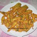 zucchine e fiori di zucca fritti