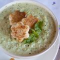 Crema fredda di zucchine e caprino