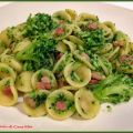 Orecchiette con Broccoli e Pancetta