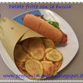 Patate fritte con la buccia