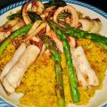 cous cous piccante con asparagi e totani[...]