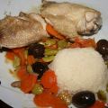 Cous cous carote e fave con pollo