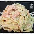 Tagliatelle al salmone e nocciole