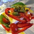 ..feta al forno con verdure di stagione...