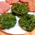 Hamburger con gli spinaci