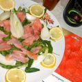 INSALATA DI SALMONE RUCOLA E FINOCCHI