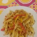 penne peperoni e finocchi
