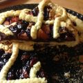 
Crostata di pesche ed amaretti