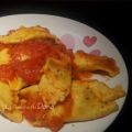 Pasta with tomato sauce herbs and tuna roe -[...]