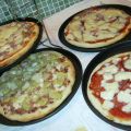 Una pizza ottima di una mucca pazza