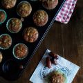 Mini cupcake alle noci e datteri