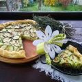 Quiche con ricotta e zucchine profumate al timo