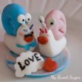 lumache al primo appuntamento cake topper in[...]