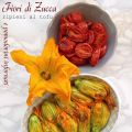 Fiori di zucca ripieni di tofu e pomodorini al[...]