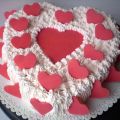 Torta cuoricini per S. Valentino